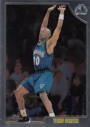 1998-99 Topps Chrome #149 - Terry Porter - Minnesota Timberwolves