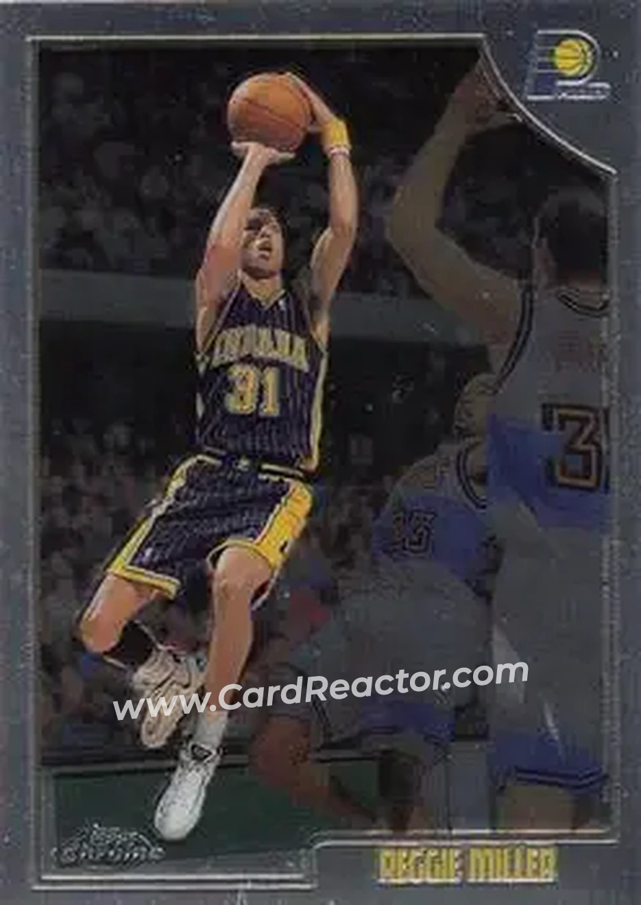 1998-99 Topps Chrome #158 - Reggie Miller - Indiana Pacers