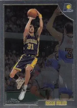 1998-99 Topps Chrome #158 - Reggie Miller - Indiana Pacers