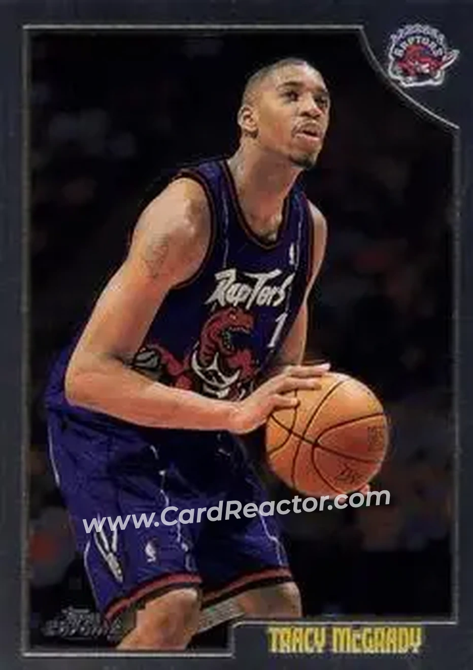 1998-99 Topps Chrome #162 - Tracy McGrady - Toronto Raptors