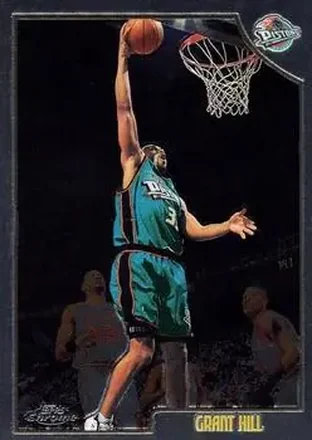 1998-99 Topps Chrome #165 - Grant Hill - Detroit Pistons