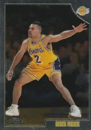 1998-99 Topps Chrome #124 - Derek Fisher - Los Angeles Lakers