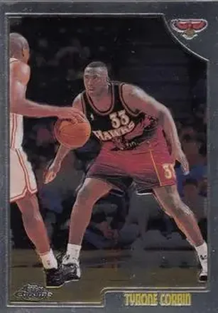 1998-99 Topps Chrome #214 - Tyrone Corbin - Atlanta Hawks