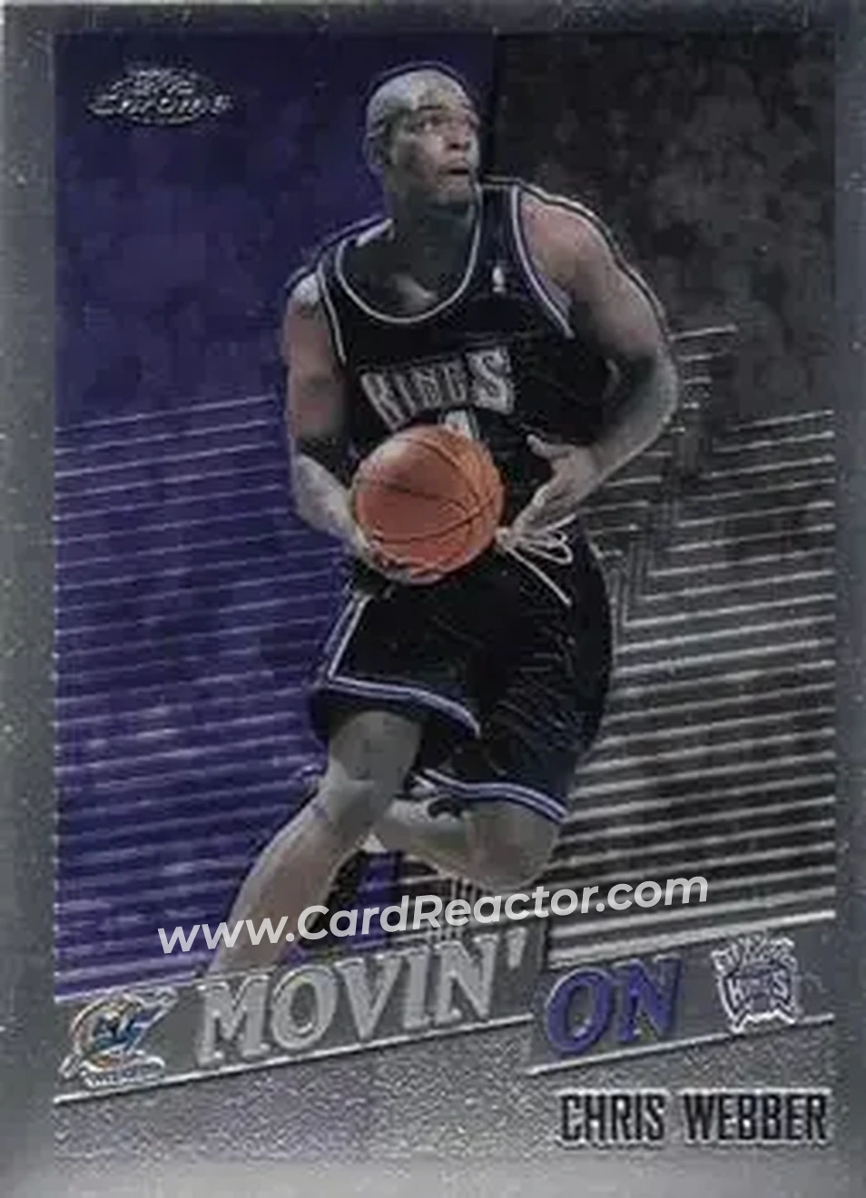 1998-99 Topps Chrome #225 - Chris Webber - Sacramento Kings