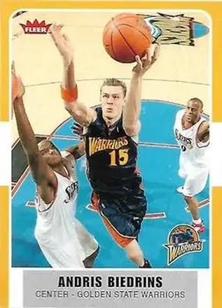 2007-08 Fleer #151 - Andris Biedriņš - Golden State Warriors