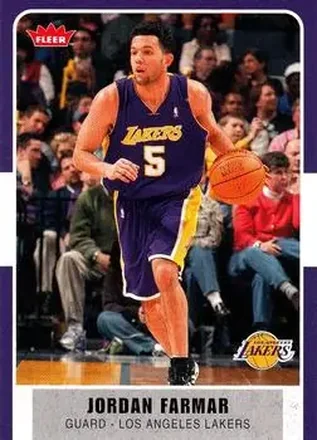 2007-08 Fleer #155 - Jordan Farmar - Los Angeles Lakers
