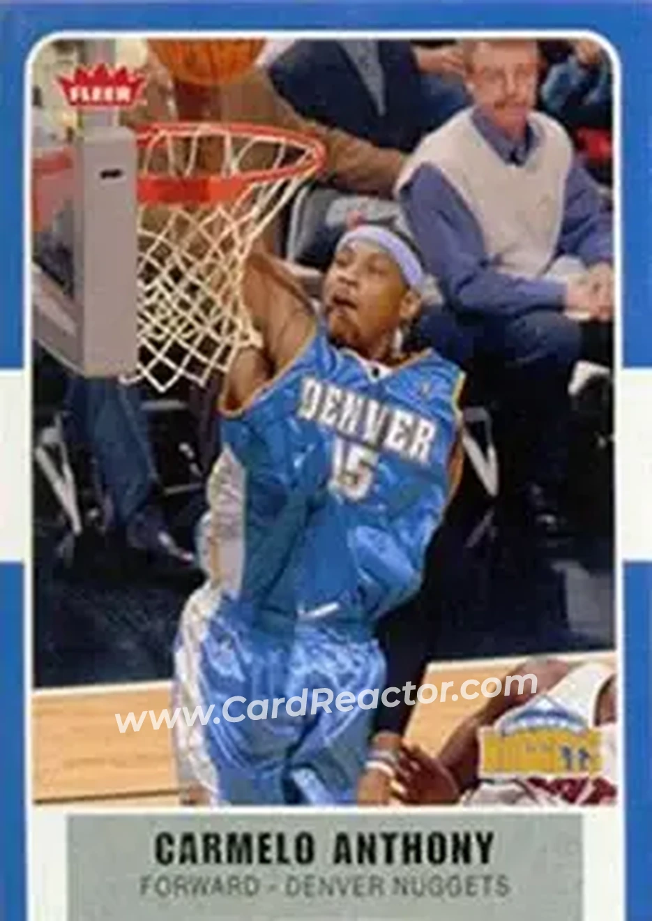 2007-08 Fleer #159 - Carmelo Anthony - Denver Nuggets