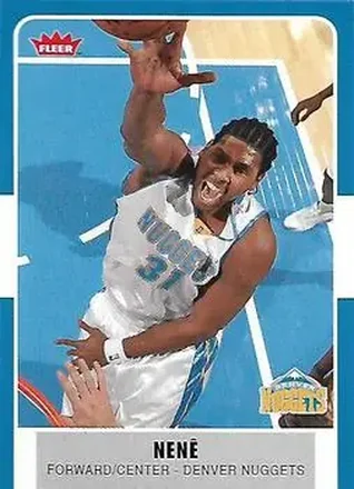 2007-08 Fleer #163 - Nenê - Denver Nuggets