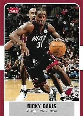 2007-08 Fleer #126 - Ricky Davis - Miami Heat