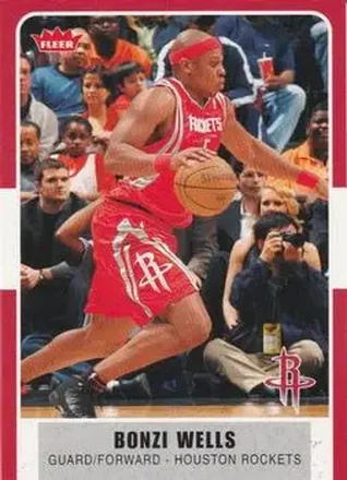 2007-08 Fleer #171 - Bonzi Wells - Houston Rockets
