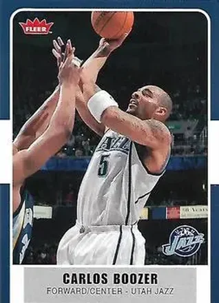 2007-08 Fleer #173 - Carlos Boozer - Utah Jazz