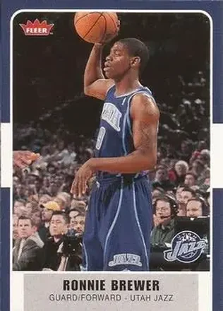 2007-08 Fleer #174 - Ronnie Brewer - Utah Jazz