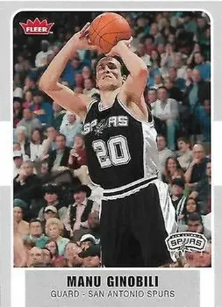 2007-08 Fleer #182 - Manu Ginóbili - San Antonio Spurs
