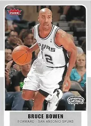 2007-08 Fleer #183 - Bruce Bowen - San Antonio Spurs
