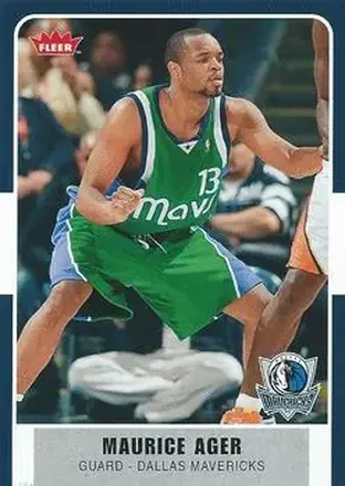 2007-08 Fleer #194 - Maurice Ager - Dallas Mavericks