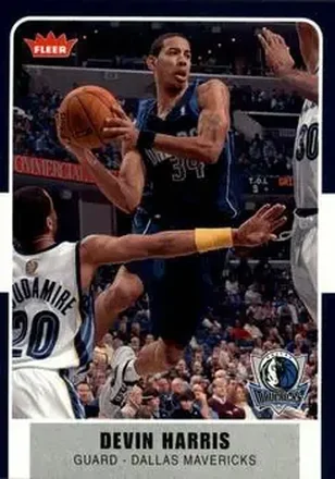 2007-08 Fleer #196 - Devin Harris - Dallas Mavericks