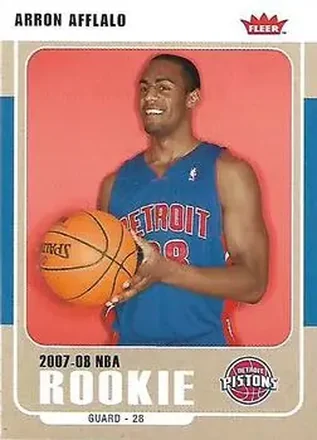 2007-08 Fleer #201 - Arron Afflalo - Detroit Pistons