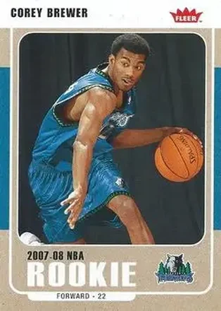 2007-08 Fleer #204 - Corey Brewer - Minnesota Timberwolves