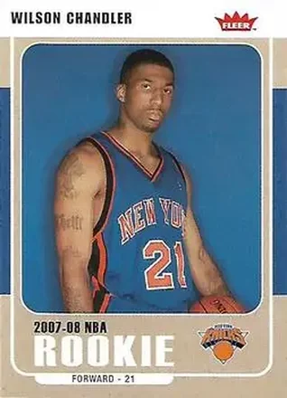 2007-08 Fleer #205 - Wilson Chandler - New York Knicks