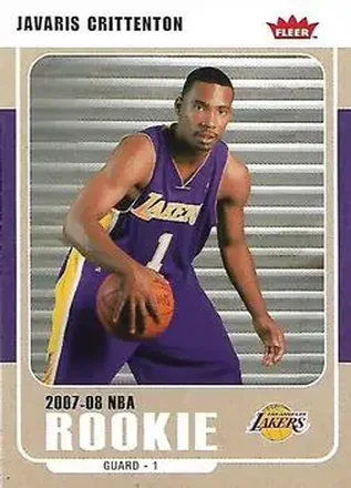 2007-08 Fleer #208 - Javaris Crittenton - Los Angeles Lakers