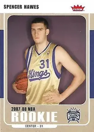2007-08 Fleer #216 - Spencer Hawes - Sacramento Kings