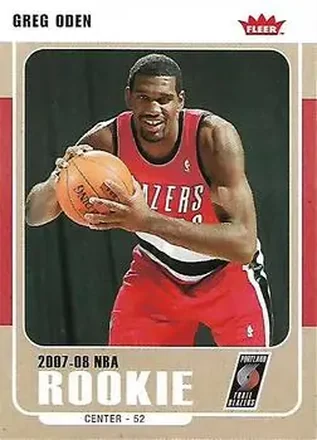 2007-08 Fleer #223 - Greg Oden - Portland Trail Blazers
