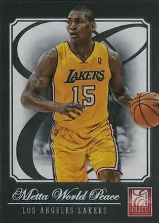 2012-13 Panini Elite #122 - Metta World Peace - Los Angeles Lakers