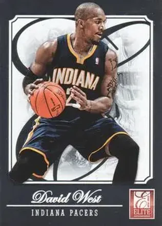 2012-13 Panini Elite #152 - David West - Indiana Pacers