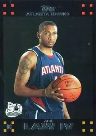 2007-08 Topps #121 - Acie Law - Atlanta Hawks