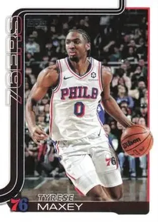 2025-26 Topps #21 Tyrese Maxey