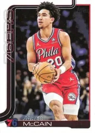 2025-26 Topps #24 - Jared McCain - Philadelphia 76ers