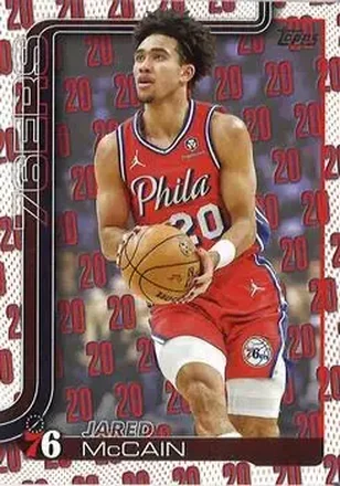 2025-26 Topps #24b - Jared McCain - Philadelphia 76ers