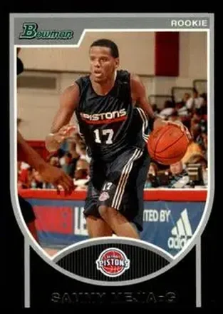 2007-08 Bowman #119 - Sammy Mejia - Detroit Pistons