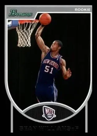 2007-08 Bowman #155 - Sean Williams - New Jersey Nets