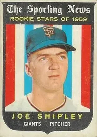 1959 Topps Venezuelan #141 - Joe Shipley - San Francisco Giants