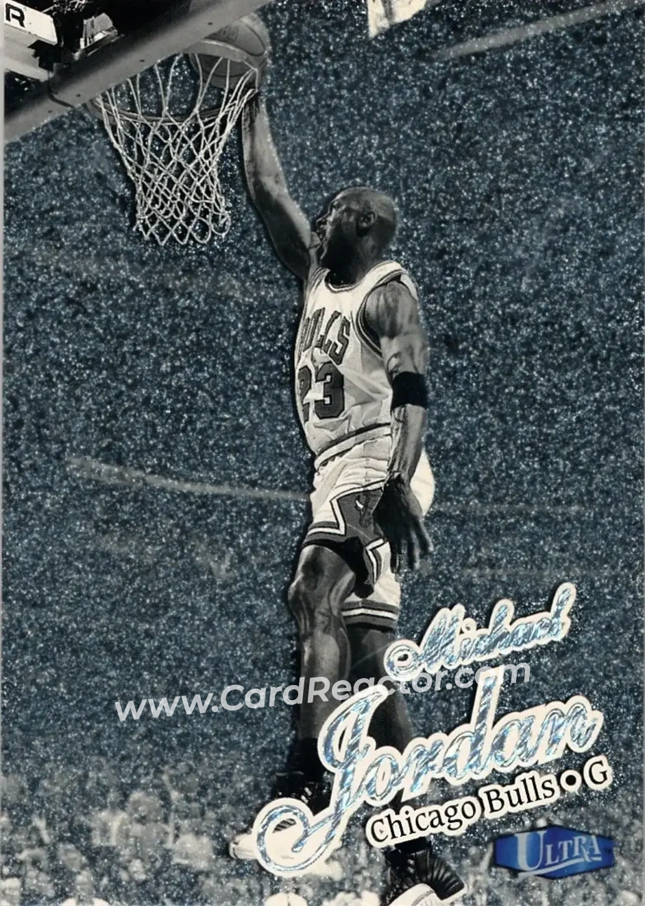 1997-98 Ultra - Platinum Medallion #23P - Michael Jordan - Chicago Bulls - Front 1997-98 Ultra - Platinum Medallion #23P - Michael Jordan - Chicago Bulls - Front