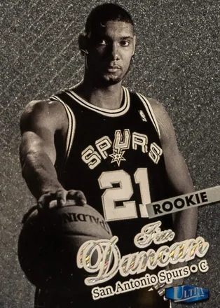 Tim Duncan · 1997-98 Ultra #131P · Platinum Medallion