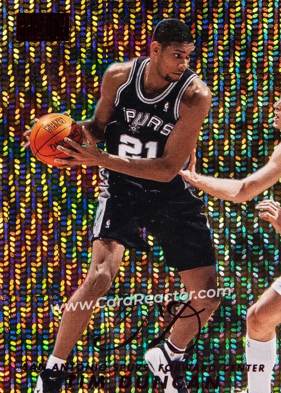 1998-99 SkyBox Premium - Star Rubies #1 - Tim Duncan - San Antonio Spurs