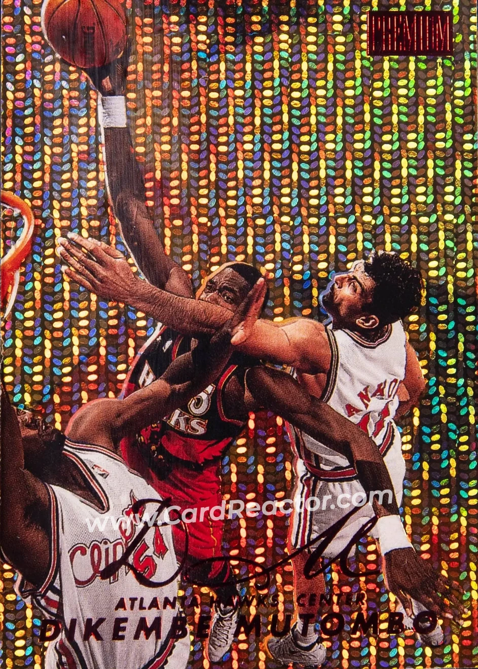 1998-99 SkyBox Premium - Star Rubies #18 - Dikembe Mutombo - Atlanta Hawks