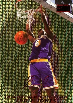 1998-99 SkyBox Premium - Star Rubies #27 - Eddie Jones - Los Angeles Lakers