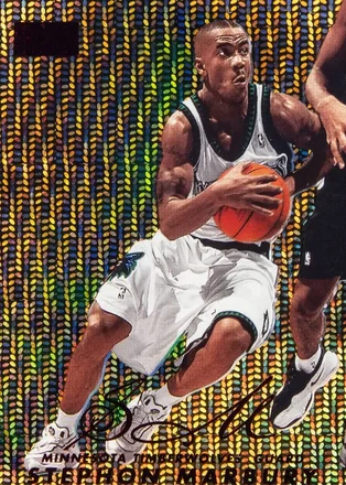 1998-99 SkyBox Premium - Star Rubies #48 - Stephon Marbury - Minnesota Timberwolves