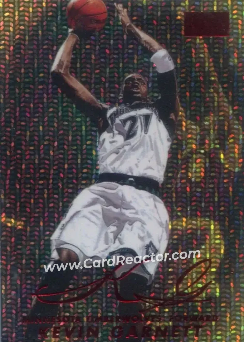 1998-99 SkyBox Premium - Star Rubies #53 - Kevin Garnett - Minnesota Timberwolves