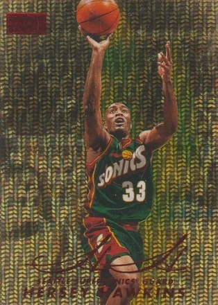 1998-99 SkyBox Premium - Star Rubies #78 - Hersey Hawkins - Seattle SuperSonics
