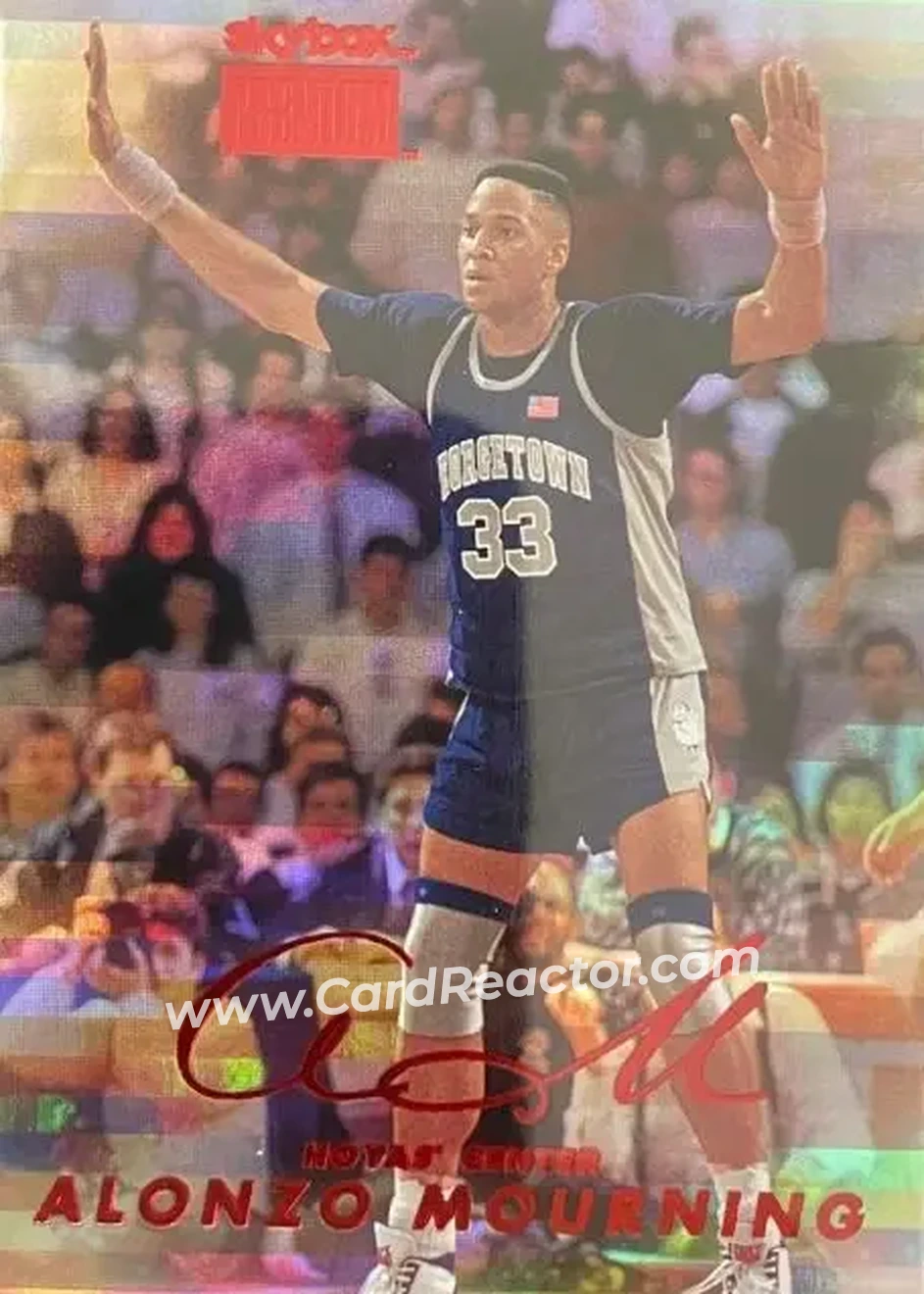 1998-99 SkyBox Premium - Star Rubies #98 - Alonzo Mourning - Miami Heat