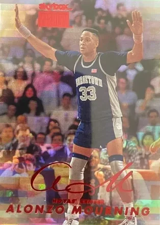 1998-99 SkyBox Premium - Star Rubies #98 - Alonzo Mourning - Miami Heat