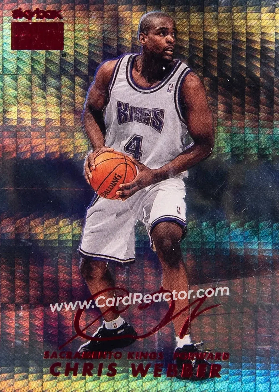 1998-99 SkyBox Premium - Star Rubies #130 - Chris Webber - Sacramento Kings