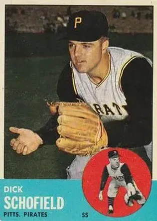 1963 Topps #34 - Dick Schofield - Pittsburgh Pirates