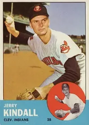 1963 Topps #36 - Jerry Kindall - Cleveland Indians