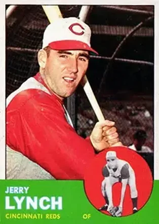 1963 Topps #37 - Jerry Lynch - Cincinnati Reds