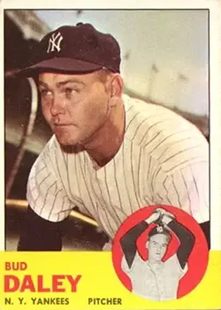 1963 Topps #38 - Bud Daley - New York Yankees